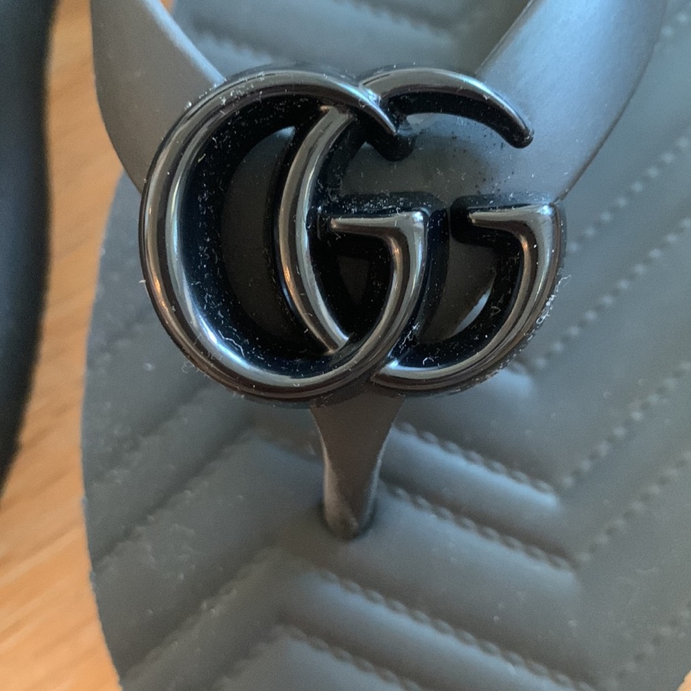 Gucci pascal rubber thong sandal black - Picture 4 of 4